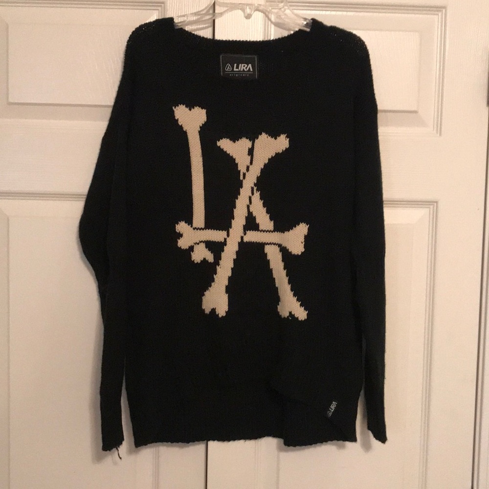 black sweater worn a few times